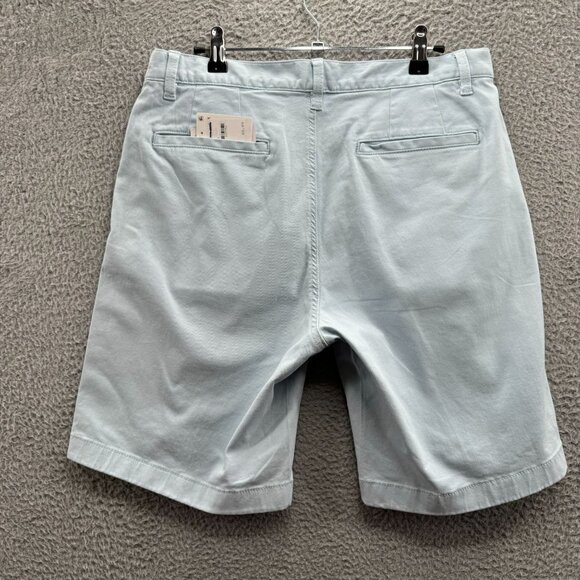 14th‎ & Union Wallin Stretch Twill Chino Shorts Blue Skyway 32 - Picture 3 of 4